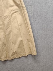 Old Navy Dress Womens Small Beige Sleeveless Tank Maxi Ribbed Bodice Pockets