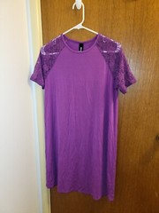 Agnes And Dora Womens Small S Lace Raglan Dress Brand New Nwt Casual