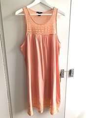 H&M sleeveless crochet baby doll dress Uk L