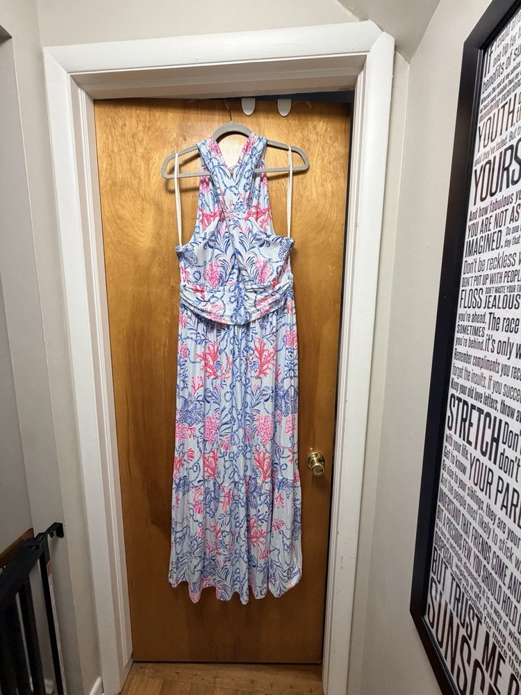Lilly Pultizer montecito Halter Dress
