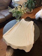 NWT Eileen Fisher Hemp/Organic Cotton Round Neck K/L Dress Size L $168