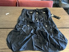 ALI & KRIS Linen Romper Size Medium Black – NWT