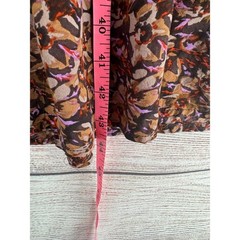 Natural Life Rayon Floral Embroidered Tank Dress Womens XS/S Pink Beige Brown