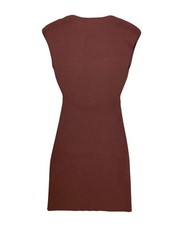 Aritzia Wilfred Free Brown Ribbed Knit Cutout Midi Dress Bodycon Aritzia S