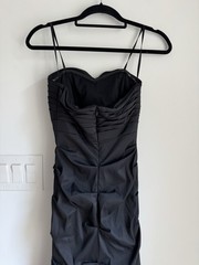 Cache sleeveless layer tulle mermaid gown dress sz 2 black NEW Fairy Whimsygoth