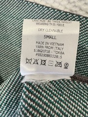 Scanlan Theodore Crepe Knit Dress Size S Plaid Bralette Belted Midi Green Check