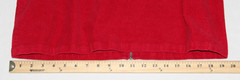 H&M Divided Corduroy Full Zip Mini Dress Women&rsquo;s Size 12 Red Sleeveless Y2K