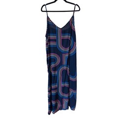 Sugarhill Gretchen Sundress Boutique Retro Slip Dress Size 14 Summer Colorful