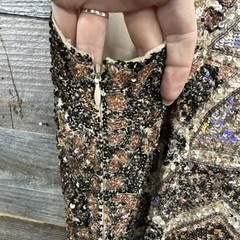 *ICONIC* ALL SAINTS PYTHON HAND-EMBELISHED PARTY DRESS SIZE UK 6 US 2 RRP £350
