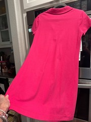 LACOSTE Hot Pink Piqué Polo Dress Size 40, Excellent condition, rarely worn