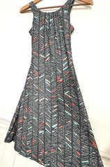 Prana Athletic Skypath Open Back Tank Sun Dress Size XS Active Geometric *A7