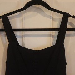 FOREVER 21 NWT Tiered Fit & Flare Sleeveless Black Dress