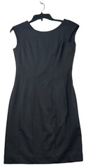 H and M Dress Womens size 6 Black Sleeveless Lined Stretch Business Career