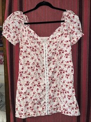 Women’s Mini Dress URBAN OUTFITTERS Britney Hook & Eye In Pink Size Small