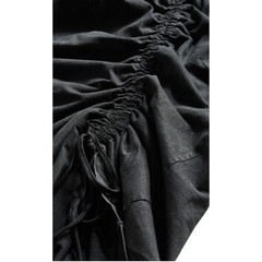 City Chic Ivy Wash Black Acid Ruched Mini Dress NWT Plus Size Sleeveless