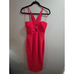 Torn by Ronny Kobo Raiza Ring-Detail Midi Dress
