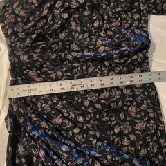 Isabel Marant Etoile Esther One Shoulder Black Ivory Floral Dress US 6 FR38