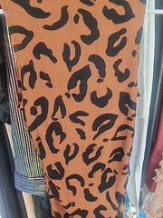 NWOT Sash & Soul Brown Leopard Print Sleeveless Ruched Bodycon Midi Dress Sz Sm