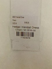Hedge Kendall White Solid Midi Dress Athletic Crew Dress with Pockets Size M