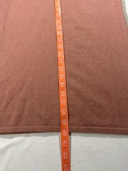 Rusty Surf Dress Womens Medium Orange Clay Scoop Neck Midi T-Shirt Dress NWT