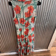 Alex & Parker Multicolor Floral Midi Dress Women&rsquo;s Size S V-Neck Casual Boho