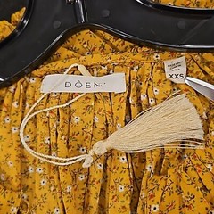 💕DOEN💕 Rory Dress ~ Peter Pan Collar Sunsoaked Foothills Floral Print XXS NWOT