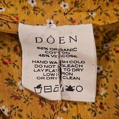 💕DOEN💕 Rory Dress ~ Peter Pan Collar Sunsoaked Foothills Floral Print XXS NWOT
