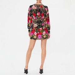 Camilla Reservation For Love Dress Size Small S Jersey Waisted Mini Floral
