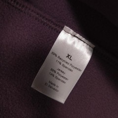 Title Nine Rainier Dress Womens XL Purple Full Zip Hooded Wind Resistant Thermal