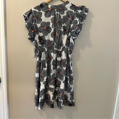 Single Thread Women&rsquo;s Printed Flutter Sleeve Dress Size Large NWT