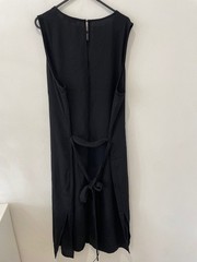 La Redoute Classy Chic LBD Shift Midi Dress Size 20 Draping Belted RRP £44