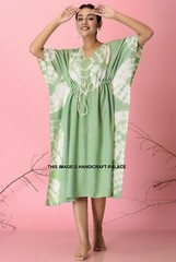 Women Kaftan Casual Maxi Dress Kimono Sleeve Evening Gown Beachwear Sundress
