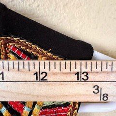 Tiana B Tribal Womens Colorful Embroidered Sleeveless Dress Size 12