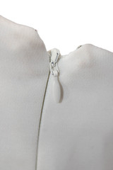 A.L.C. Women Strapless Mini Dress White Triacetate Zip Sleeveless Size 6
