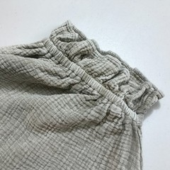 Three Bird Nest Quinn Puff Sleeve Mini Dress Faded Green Size S