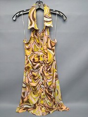 NEW Rue21 Multicolor Swirl Backless Button-up Dress Size XL