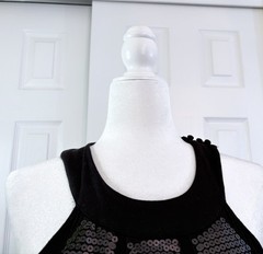 INC International Concepts Womens Large Sequin Open Back Party Dress