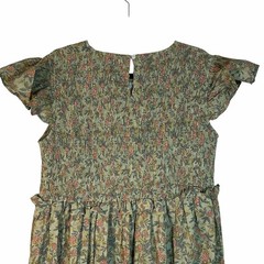 Tuckernuck Victoria Dunn Green Primrose Smocked Midi Dress