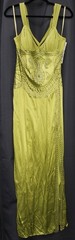 Sue Wong Nocturne Green Silk Beaded Dress