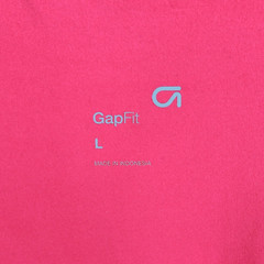 Gap Fit Athletic Dress Womens Size L Pink Sleeveless V Neck Shorts Underneath