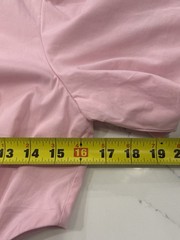 WAYF Cutout Short Sleeve Fit & Flare 97% cotton Minidress Pale Pink Size Sm