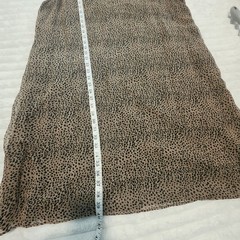 Vintage Leopard Cheetah Animal Print Midi Silk Shift Sleeveless Dress 20W Brown