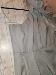 Edit by White Closet Cocktail Dress Soft Blue Shoulder Detail 12