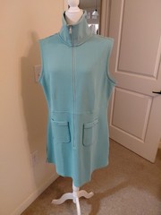 NWOT ACEGOLFS Crisp Couture Sleeveless Pique Pocket Dress SZ XXL #117