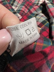 Kiel James Patrick Cozy Cabin Preppy Red Plaid Long Sleeve Mini Dress SizeXL