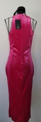 FASHION NOVA Fuchsia Club Party Cocktail Bodycon Cut-Out Sexy Dress Zip Size M