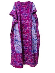 Pink-Long-Kaftan-dress-Hippy-Boho-Maxi-Plus-Size-Women-Caftan-Tunic-Dress-Night