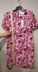 Lilly Pultizer NWT 14 Elderflower Blossom Lil Escape Plan Midi Dress New W Tags
