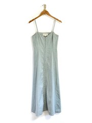 Mara Hoffman Midi Sleeveless Cotton-Hemp Blend Robyn Dress