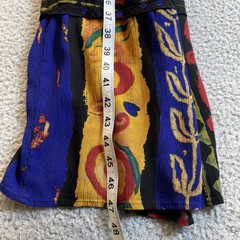 Vtg Carole little Petites Dresses size10 Black/red Aztec Abstract Boho Chic USA